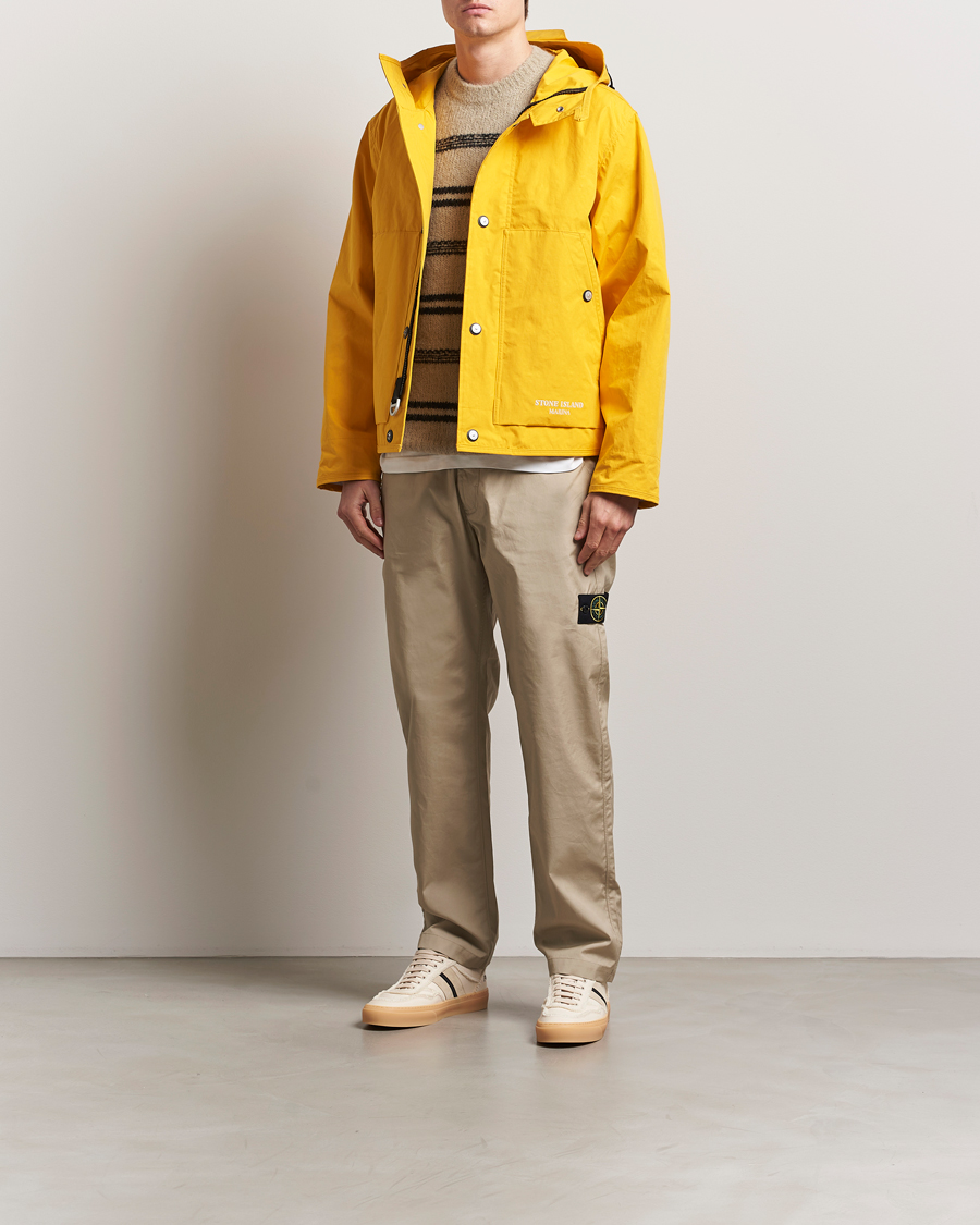 Hombres | Abrigos y chaquetas | Stone Island | Marina Aluminum Tela Jacket Ochre