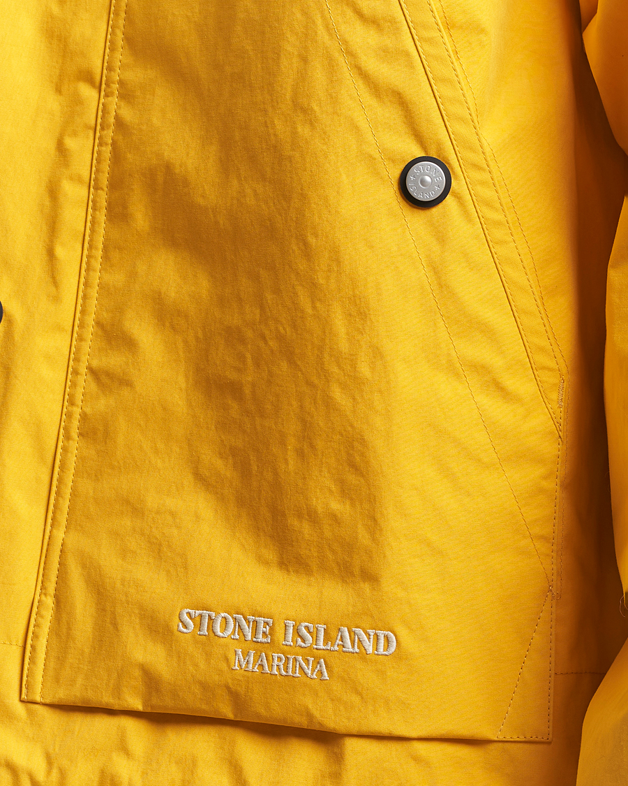 Hombres | Abrigos y chaquetas | Stone Island | Marina Aluminum Tela Jacket Ochre