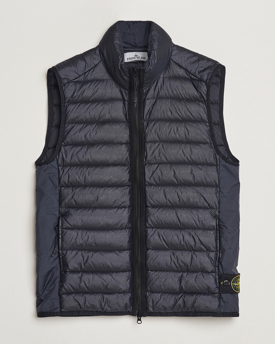 Hombres | Abrigos y chaquetas | Stone Island | Nylon Down Vest Navy Blue