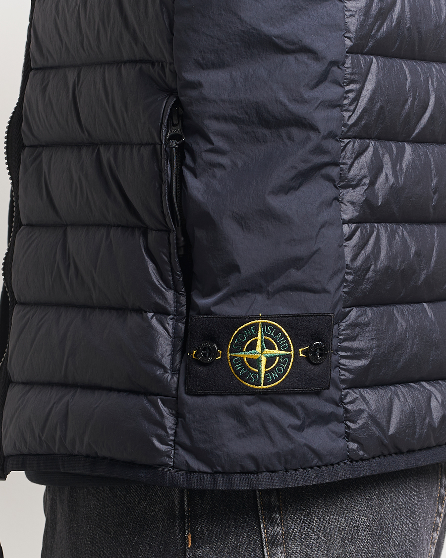 Hombres | Abrigos y chaquetas | Stone Island | Nylon Down Vest Navy Blue
