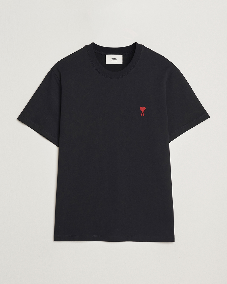 Hombres | Camisetas | AMI | Heart Logo T-Shirt Black