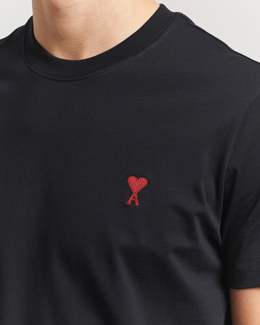 Hombres | Camisetas | AMI | Heart Logo T-Shirt Black