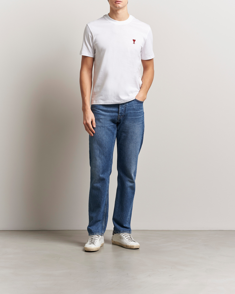 Hombres | Camisetas | AMI | Heart Logo T-Shirt White