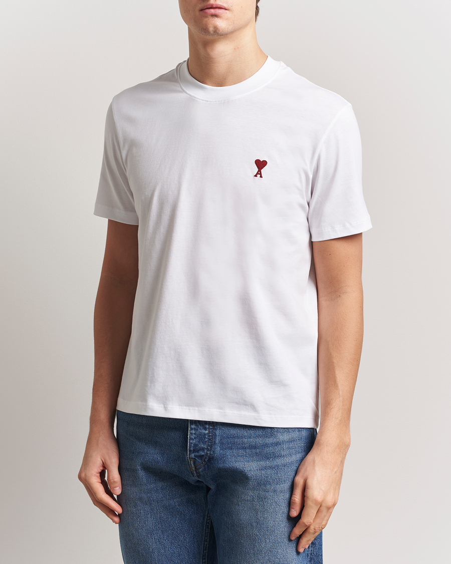 Hombres | Camisetas | AMI | Heart Logo T-Shirt White