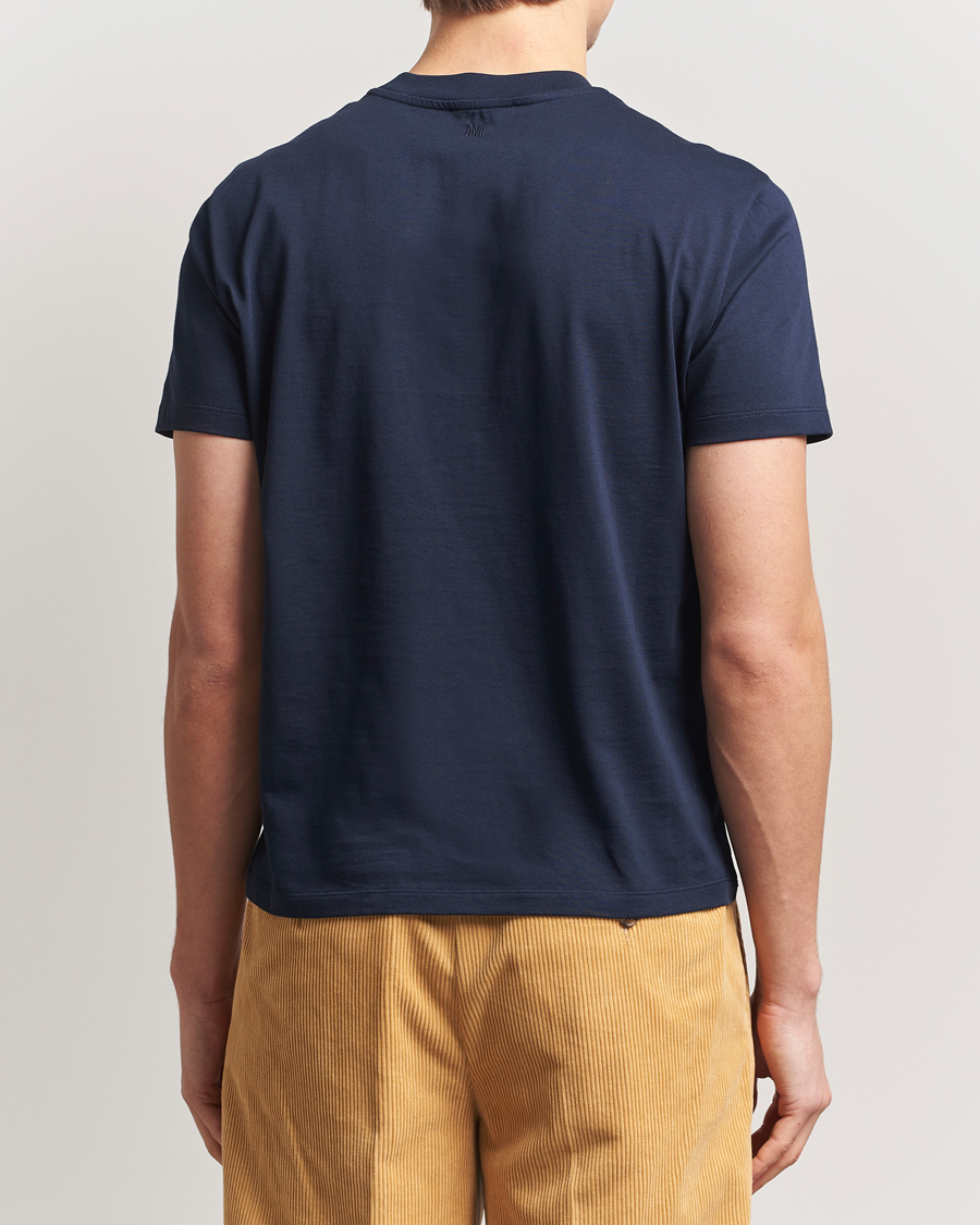 Hombres | Camisetas | AMI | Heart Logo T-Shirt Navy