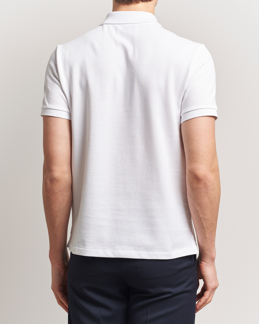 Hombres | Polos | AMI | Heart Logo Polo White