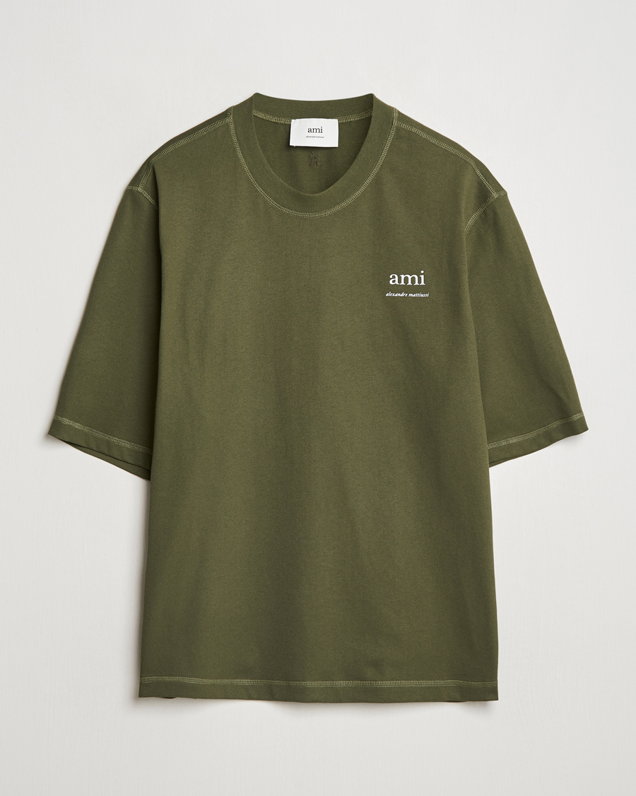 Hombres | Camisetas | AMI | Logo T-Shirt Loden
