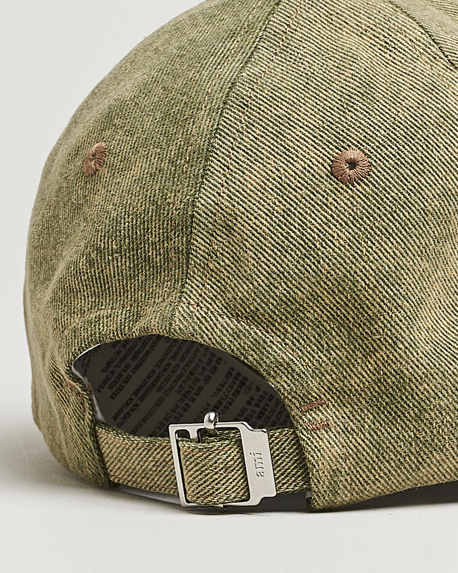 Hombres | AMI Off White Heart Logo Cap Green | AMI | Off White Heart Logo Cap Green