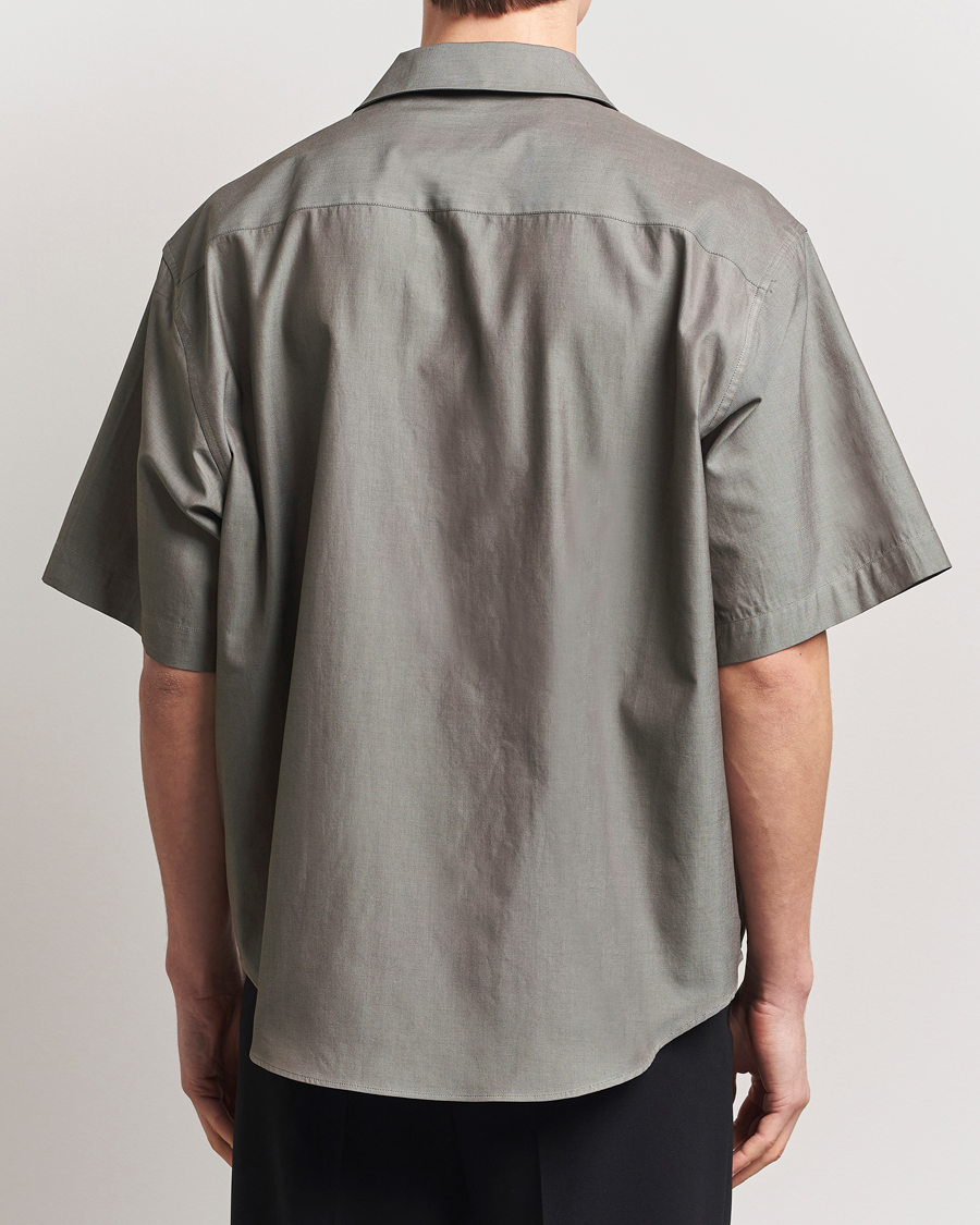 Hombres | Camisas | AMI | Short Sleeve Boxy Shirt Smoke Grey