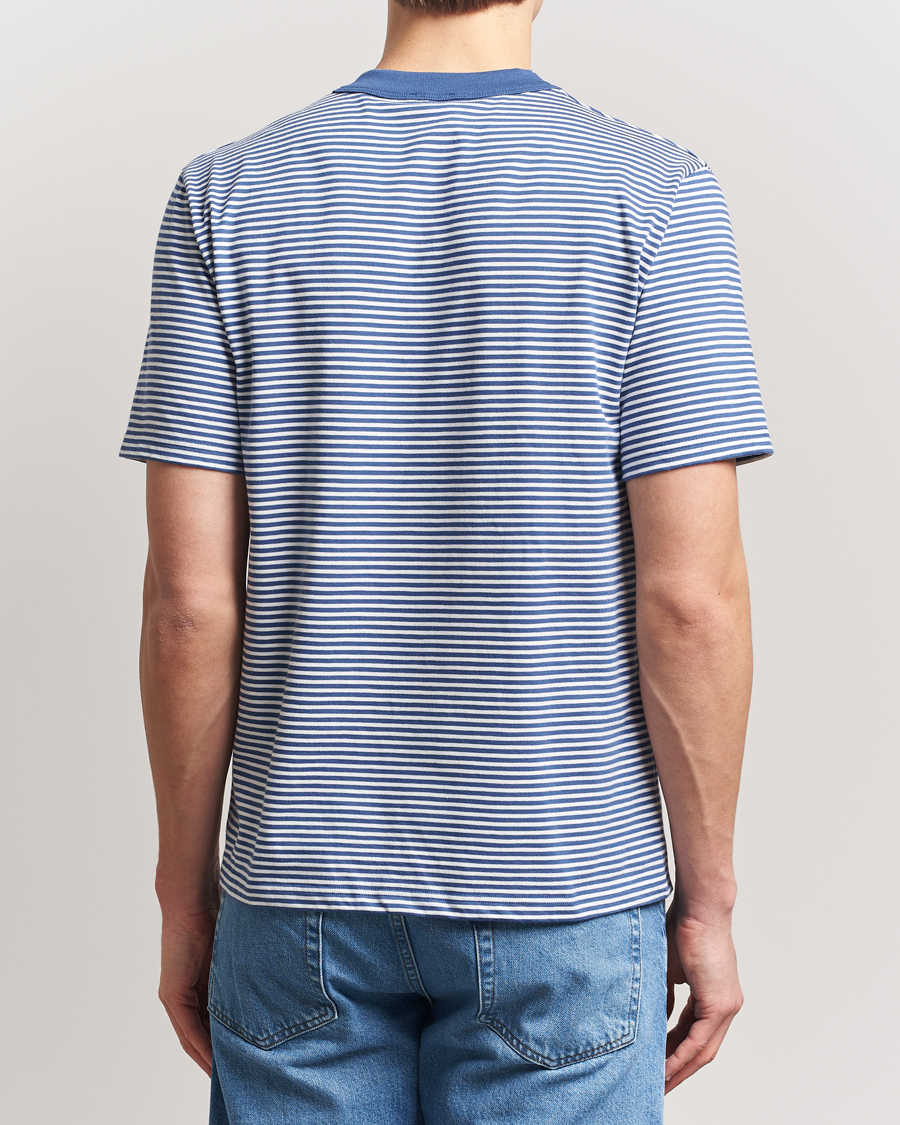 Hombres | Camisetas | Armor-lux | Callac Héritage Stripe T-Shirt Obscur/Milk