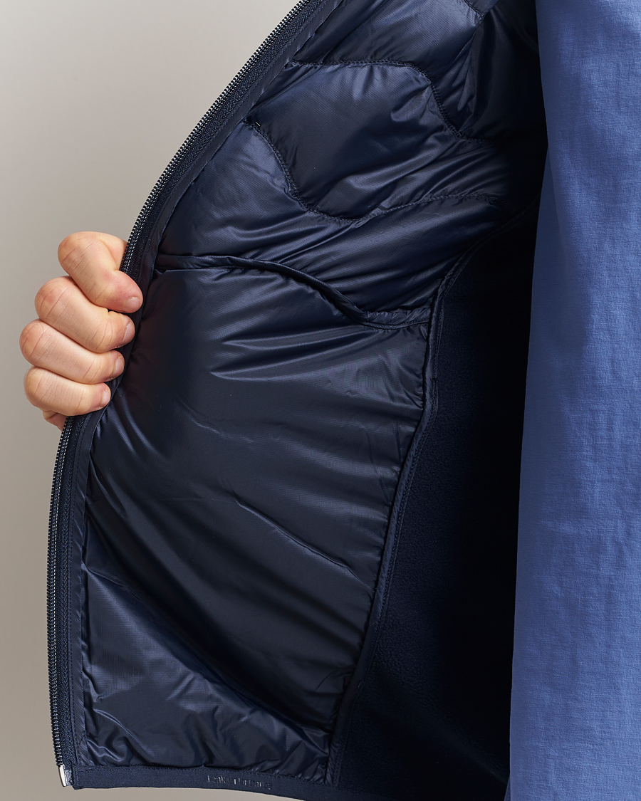Hombres | Abrigos y chaquetas | Peak Performance | Helium Down Hooded Hybrid Jacket Blue Shadow