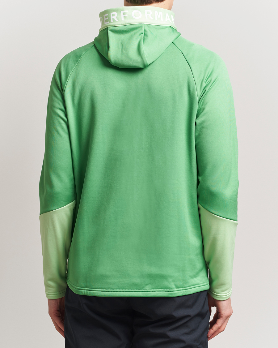 Hombres | Jerséis y prendas de punto | Peak Performance | Rider Hooded Full Zip Peppermint/Vivid Green
