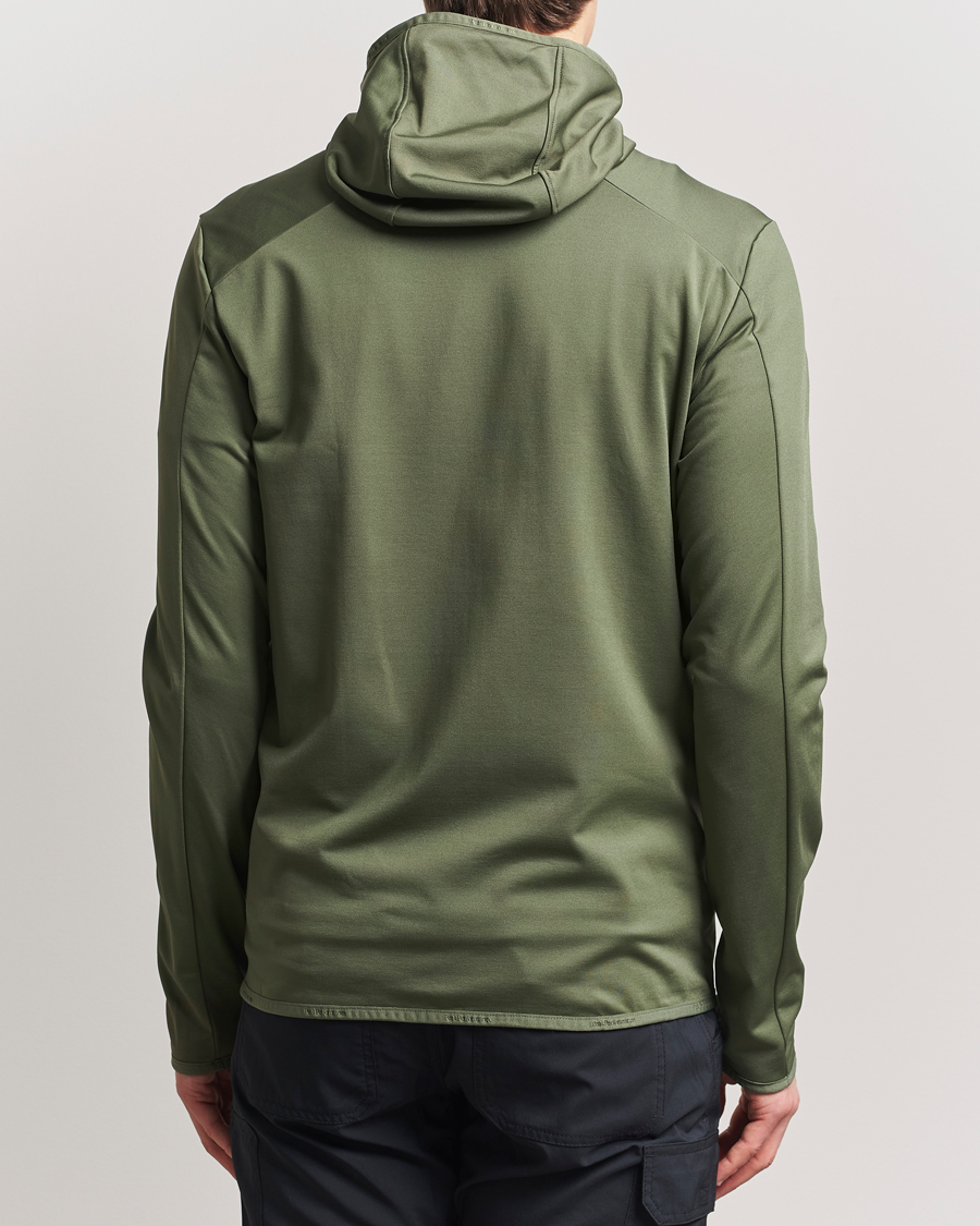 Hombres | Jerséis y prendas de punto | Peak Performance | Light Hooded Full Zip Pine Needle