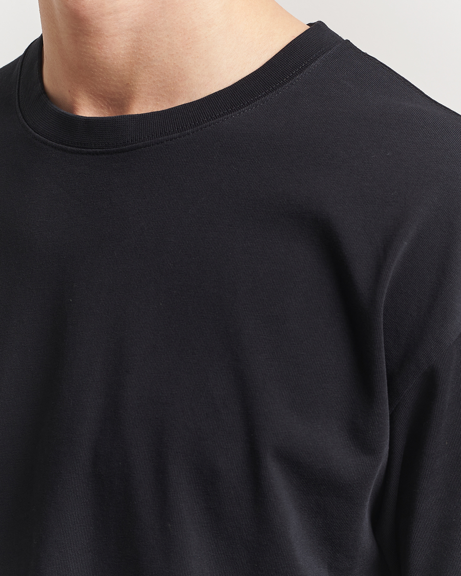 Hombres | Camisetas | Peak Performance | Heavy Cotton Crew Neck T-Shirt Black
