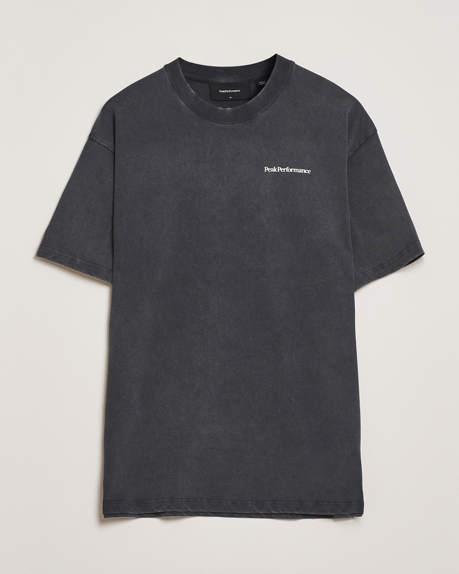 Hombres | Camisetas | Peak Performance | Graphic Crew Neck T-Shirt Black