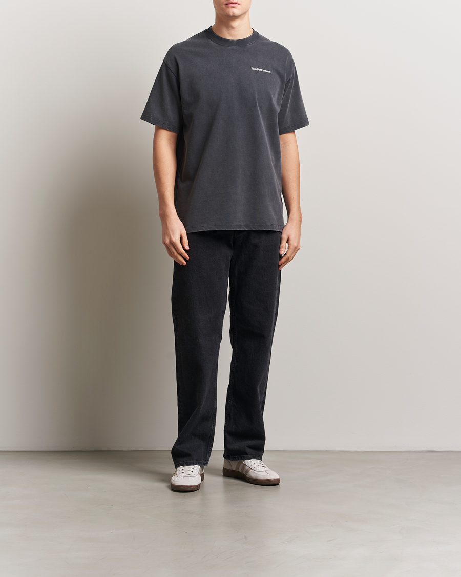 Hombres | Camisetas | Peak Performance | Graphic Crew Neck T-Shirt Black