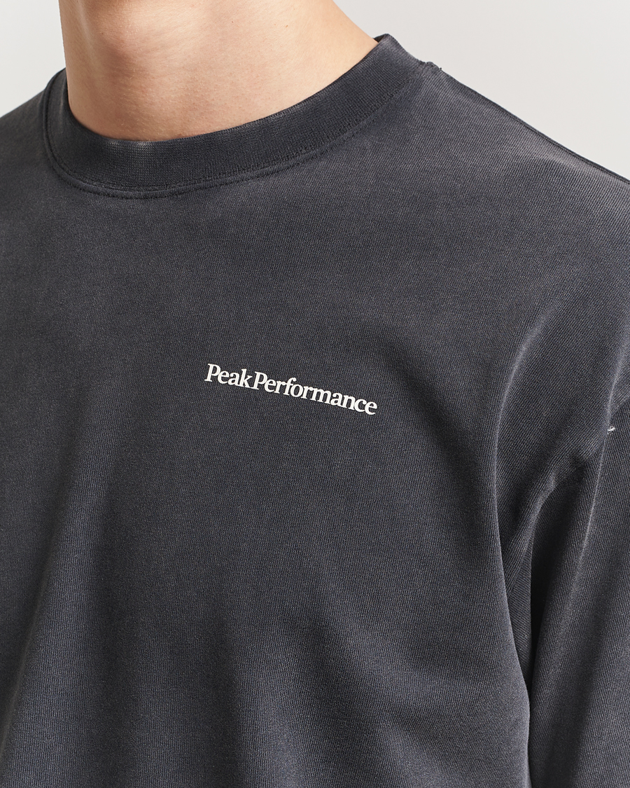 Hombres | Camisetas | Peak Performance | Graphic Crew Neck T-Shirt Black