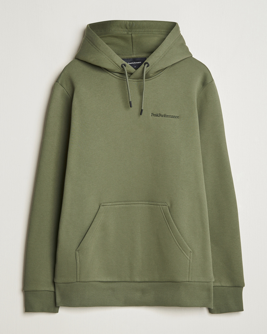 Hombres | Jerséis y prendas de punto | Peak Performance | Original Hoodie Pine Needle