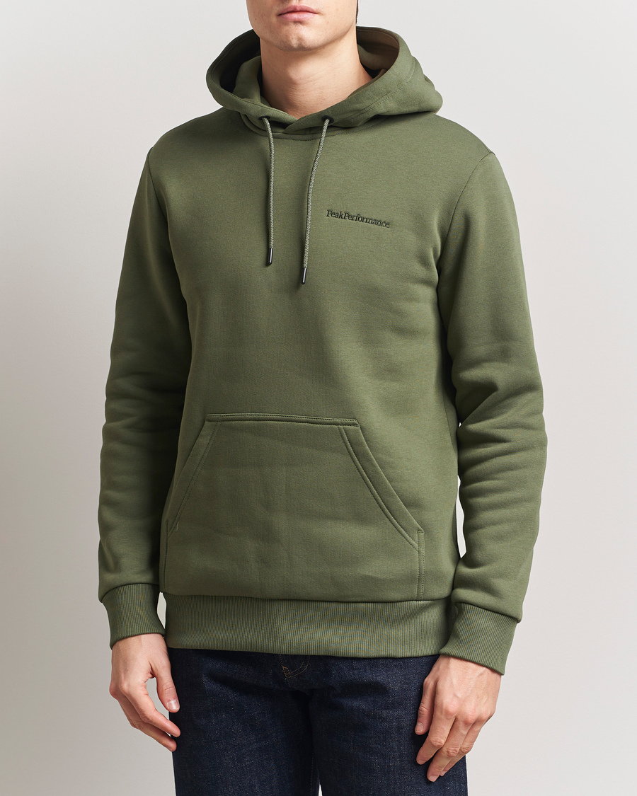 Hombres | Jerséis y prendas de punto | Peak Performance | Original Hoodie Pine Needle