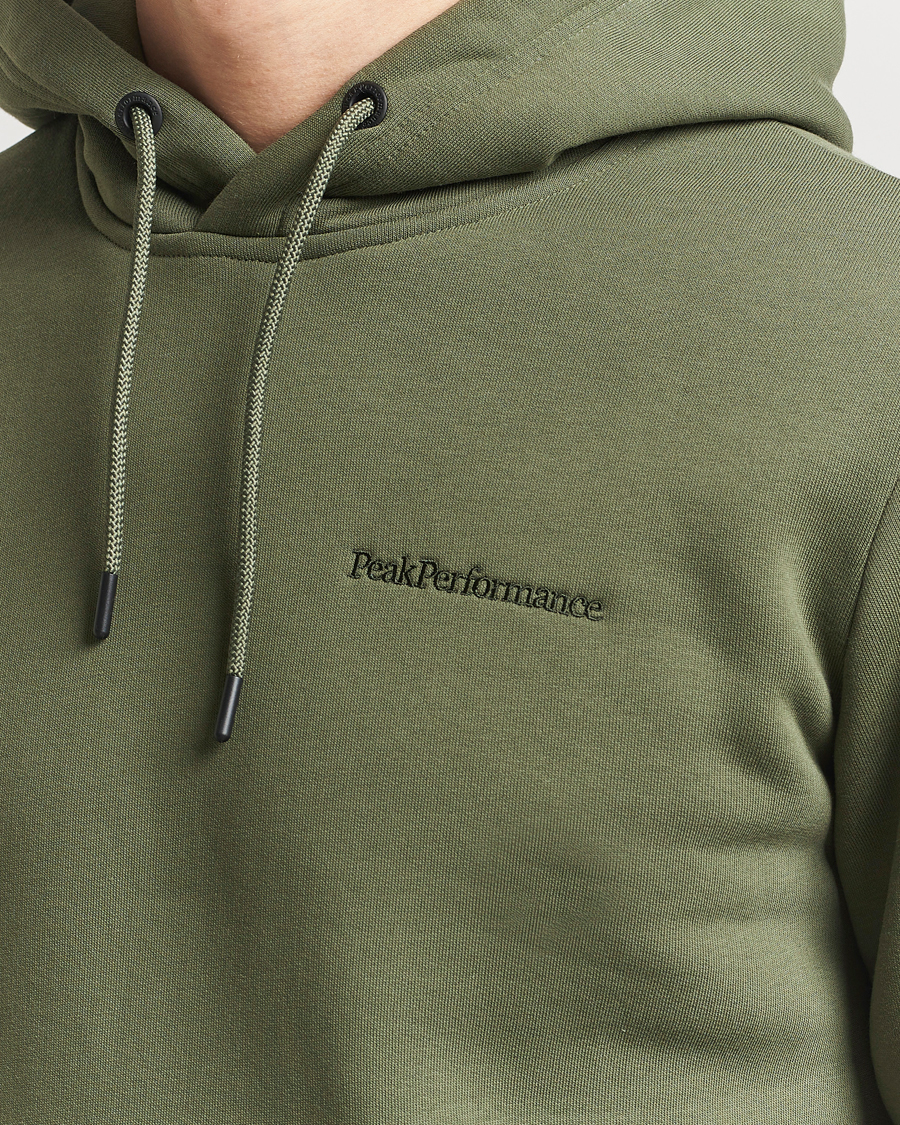 Hombres | Jerséis y prendas de punto | Peak Performance | Original Hoodie Pine Needle