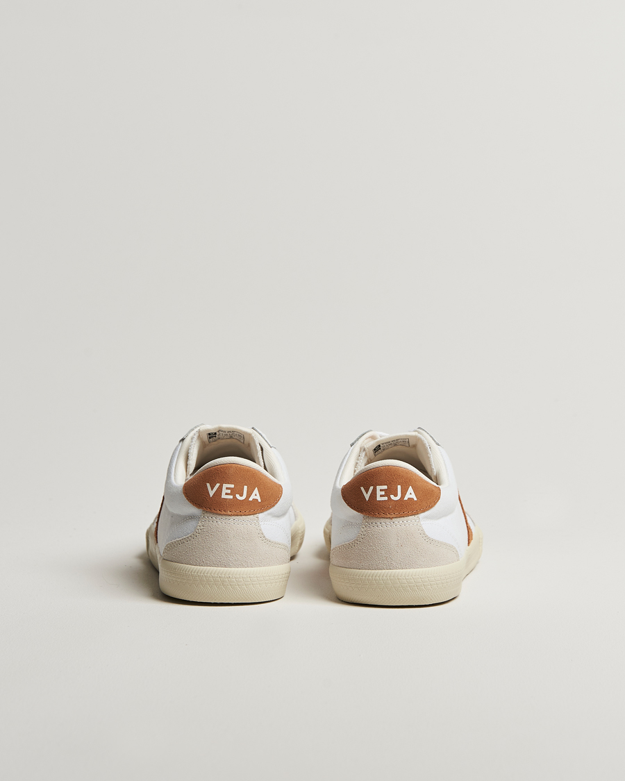 Hombres | Veja Volley Sneaker White/Umber | Veja | Volley Sneaker White/Umber