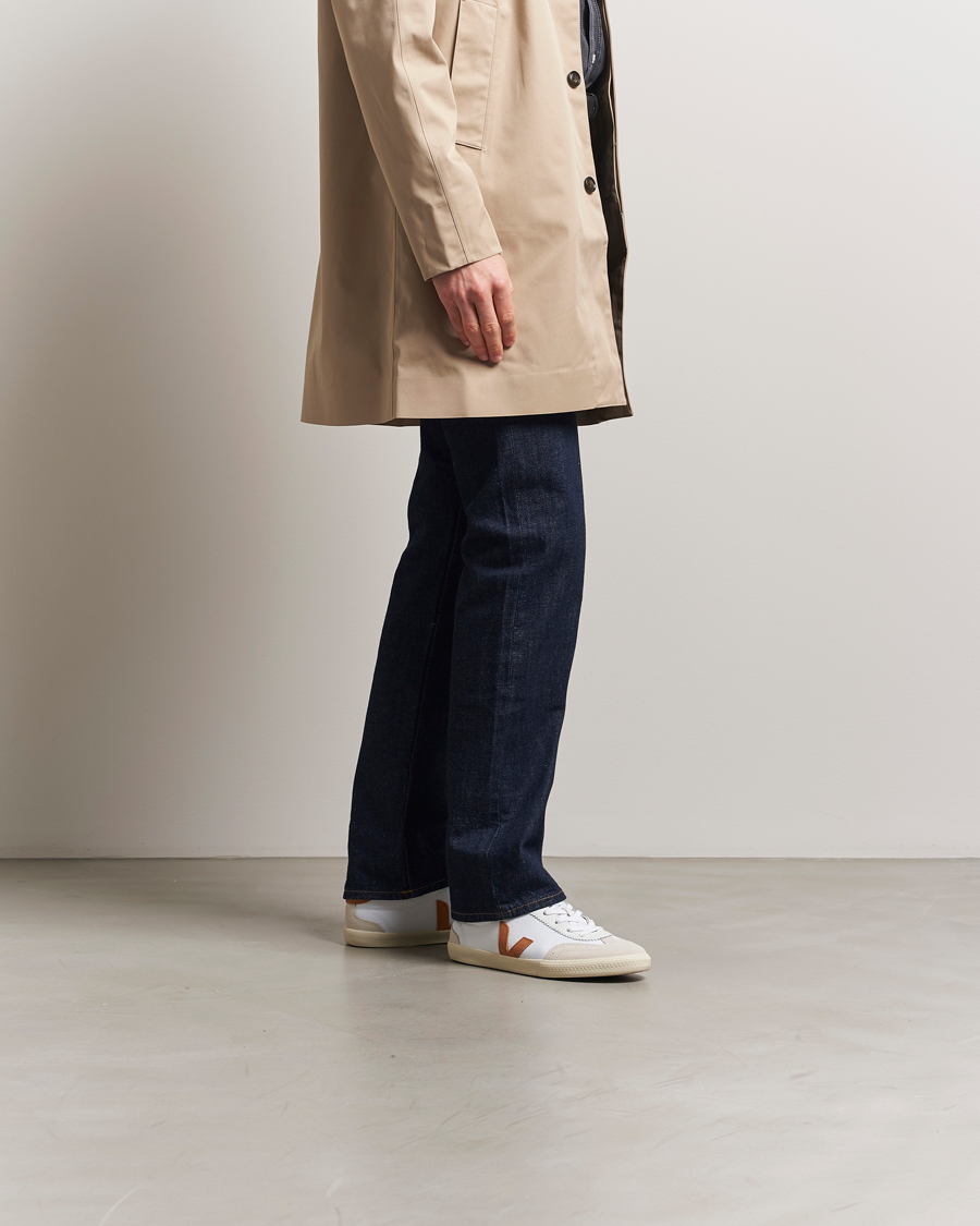 Hombres | Veja Volley Sneaker White/Umber | Veja | Volley Sneaker White/Umber