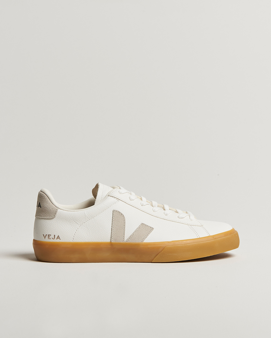 Hombres | Veja Campo Gum Sneaker Extra White/Natural | Veja | Campo Gum Sneaker Extra White/Natural