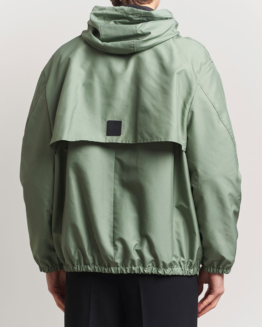 Hombres | Abrigos y chaquetas | Lanvin | Hooded Windbreaker Sage Green