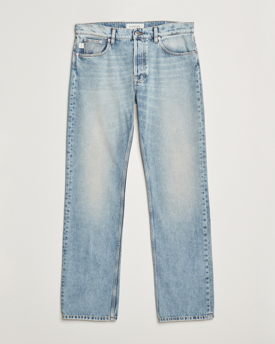 Hombres | Vaqueros | Lanvin | Straight Leg Jeans Light Blue Wash
