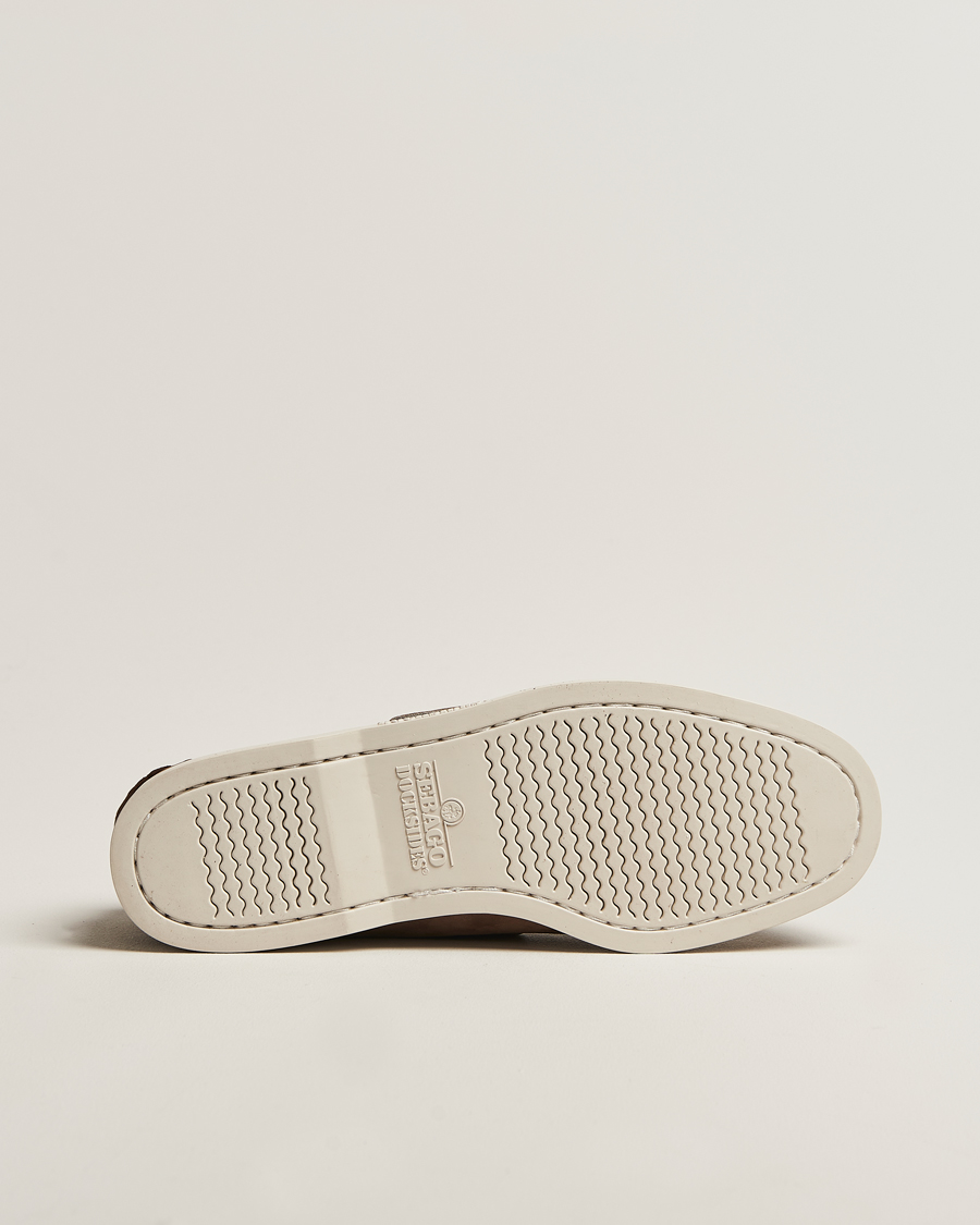 Hombres | Zapatos náuticos | Sebago | Docksides Portland Nubuck Boat Shoe Dark Brown