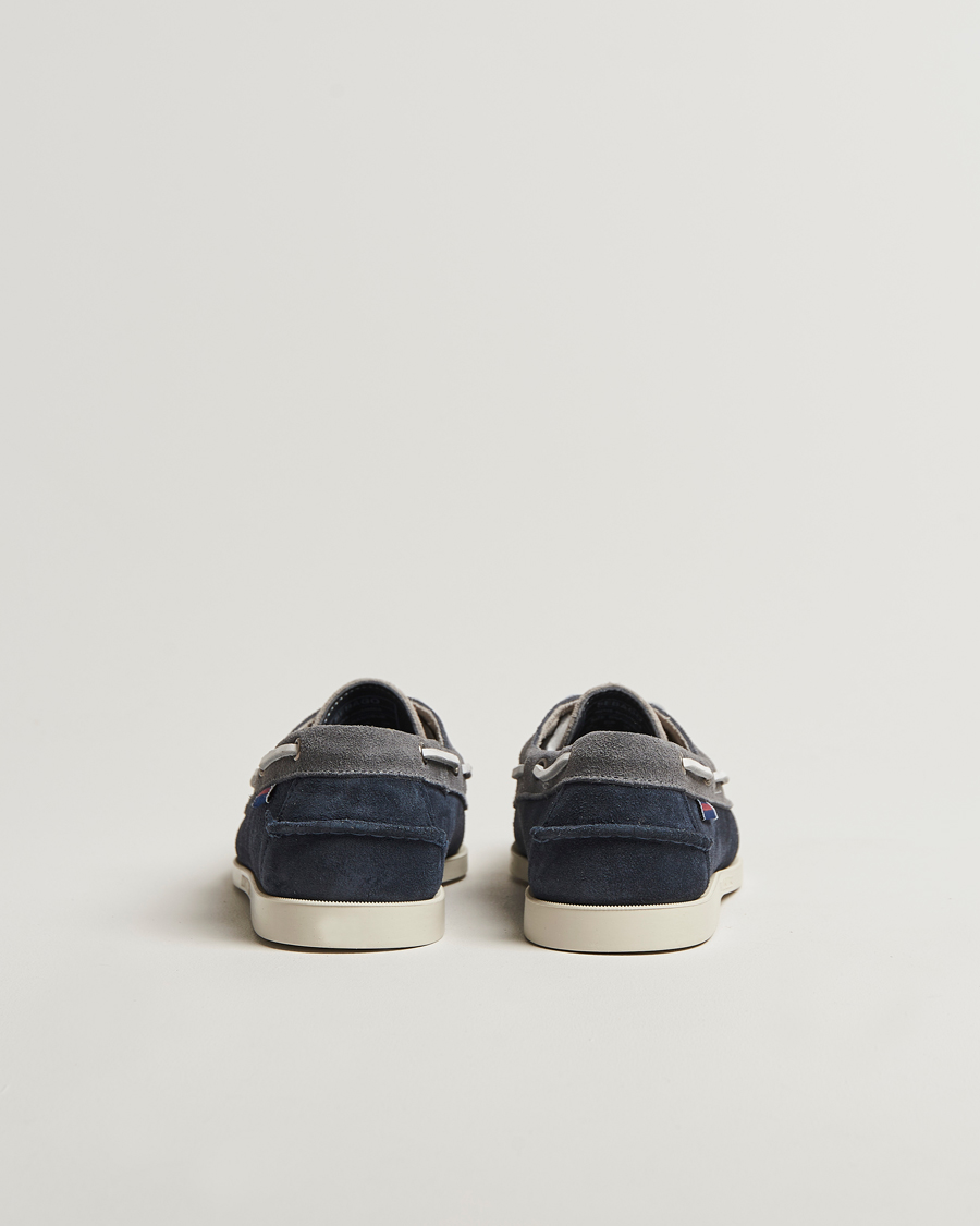 Hombres | Zapatos náuticos | Sebago | Docksides Portland Jib Boat Shoe Navy/Grey