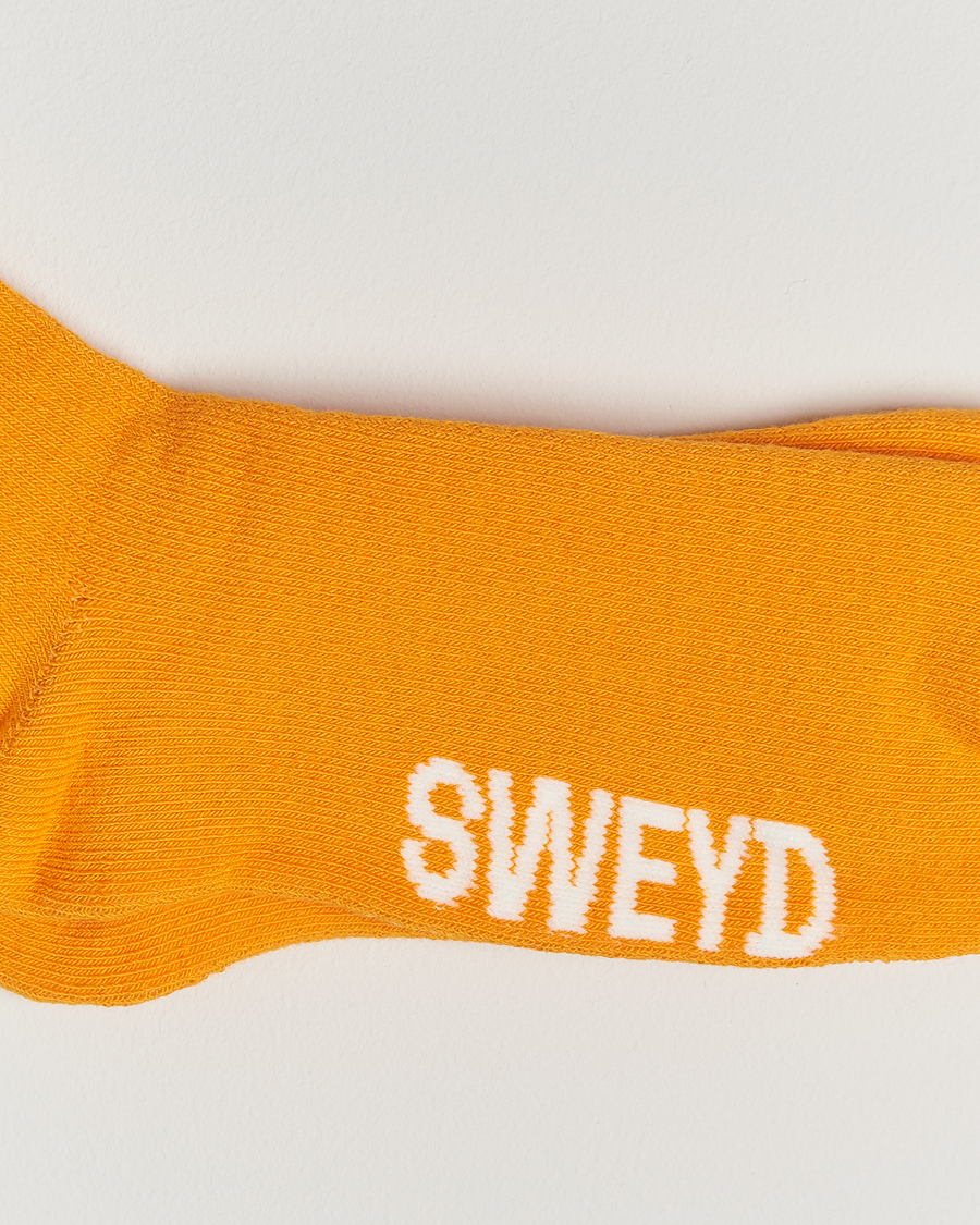 Hombres | Ropa interior y calcetines | Sweyd | Cotton Cabin Socks Safety Orange
