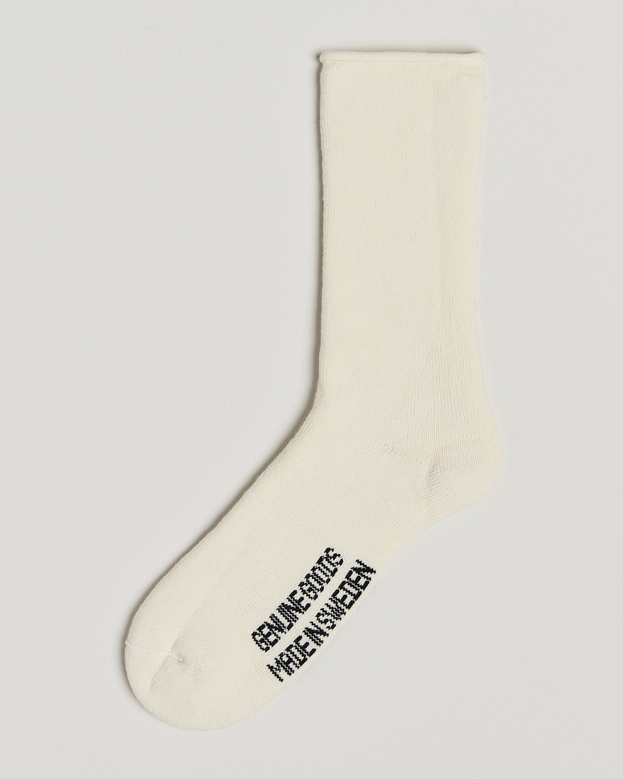 Hombres | Ropa interior y calcetines | Sweyd | Cotton Cabin Socks Off White