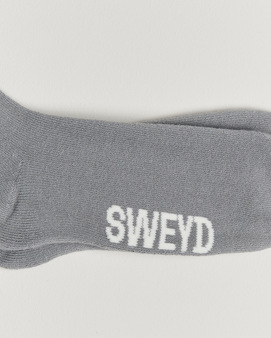 Hombres | Ropa interior y calcetines | Sweyd | Cotton Cabin Socks Steel Grey
