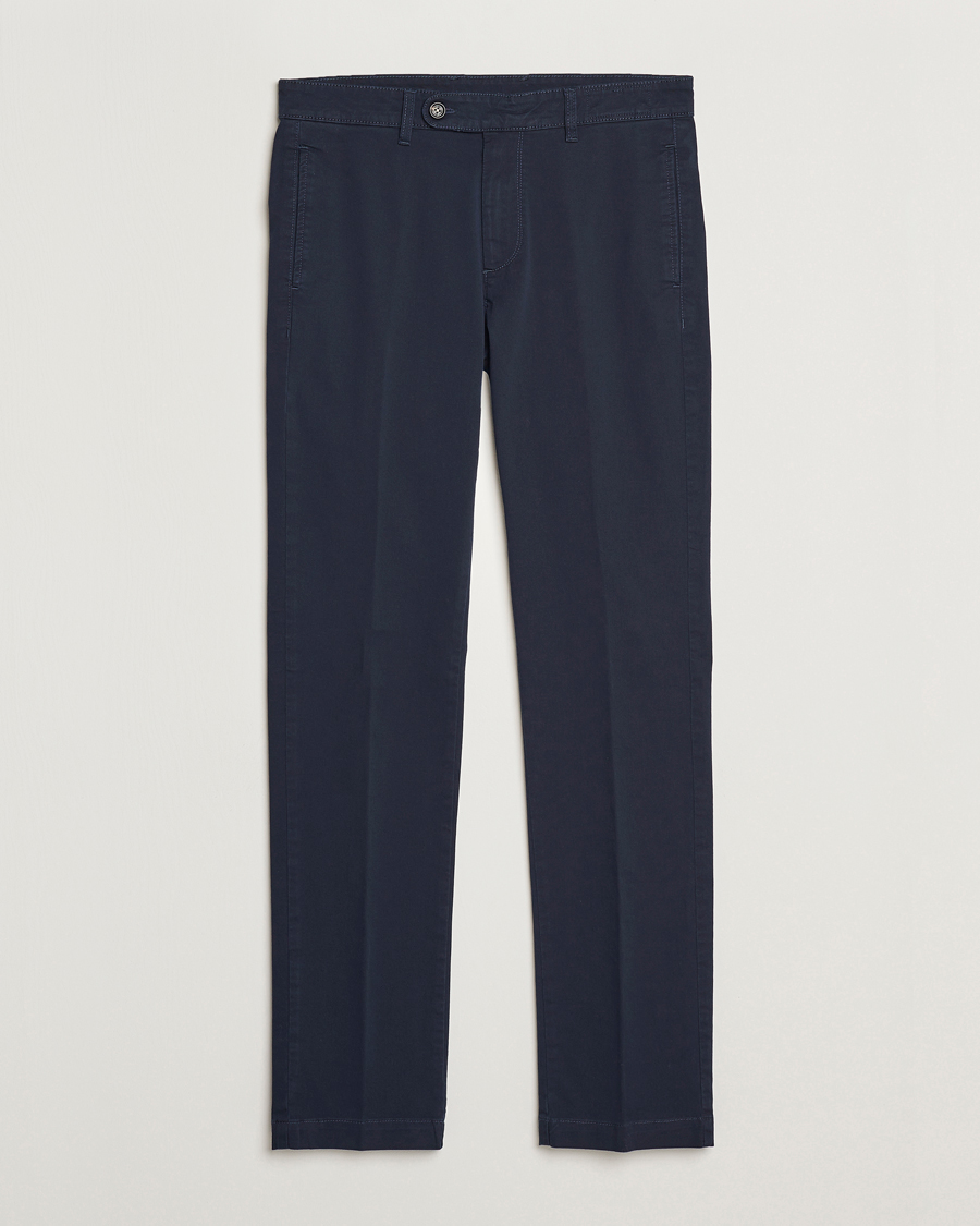 Hombres | Pantalones | Massimo Alba | Winch Cotton Trousers Navy