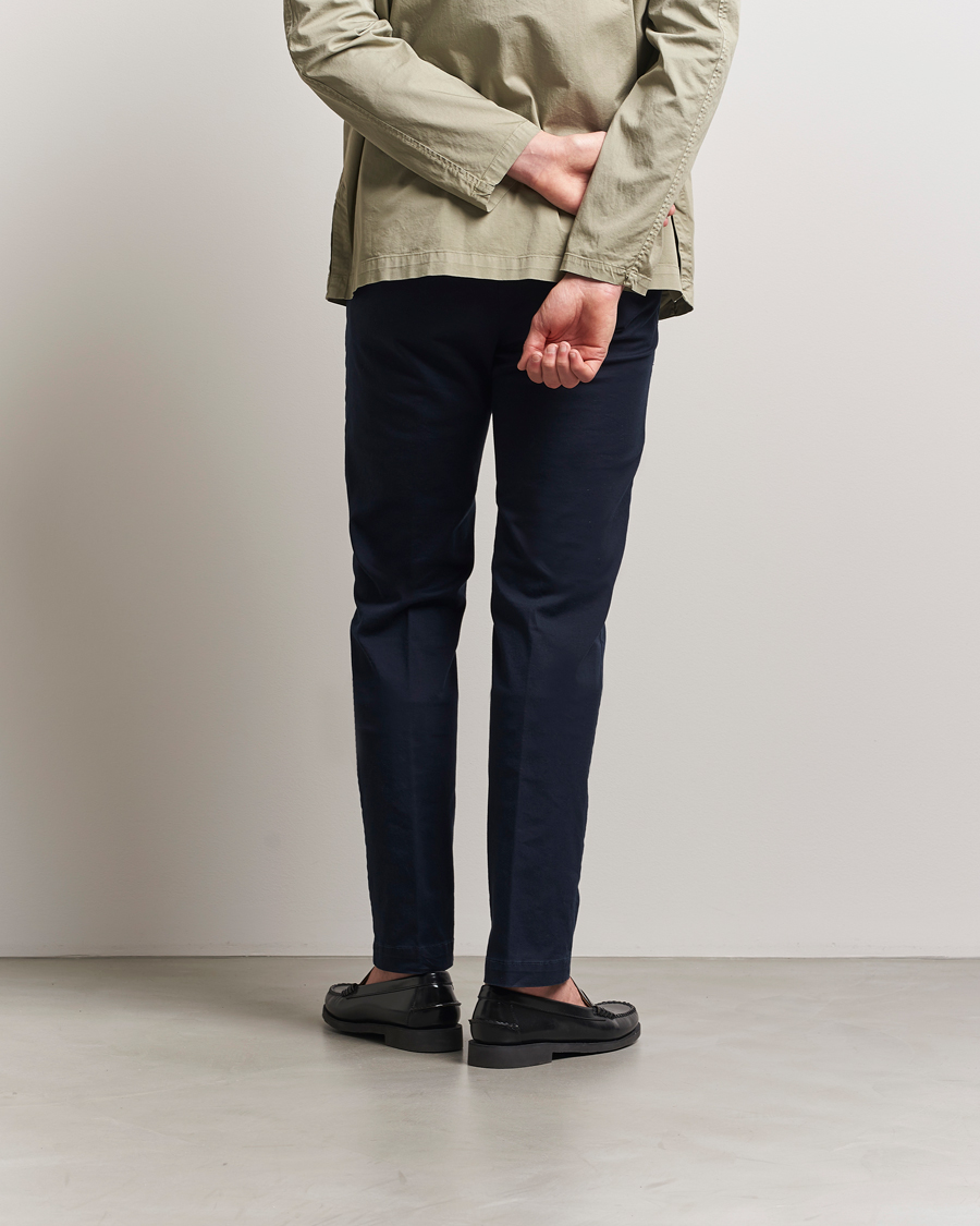 Hombres | Pantalones | Massimo Alba | Winch Cotton Trousers Navy