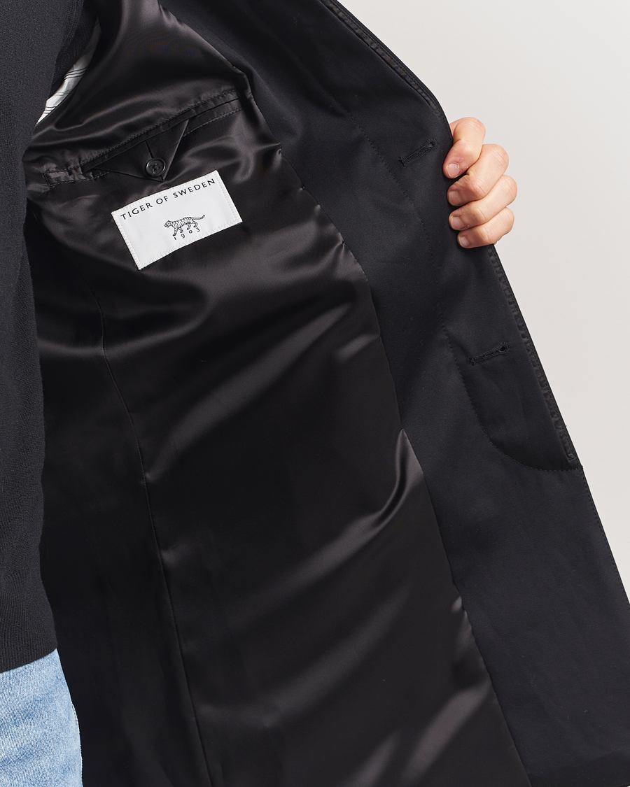 Hombres | Abrigos y chaquetas | Tiger of Sweden | Cane Car Coat Black