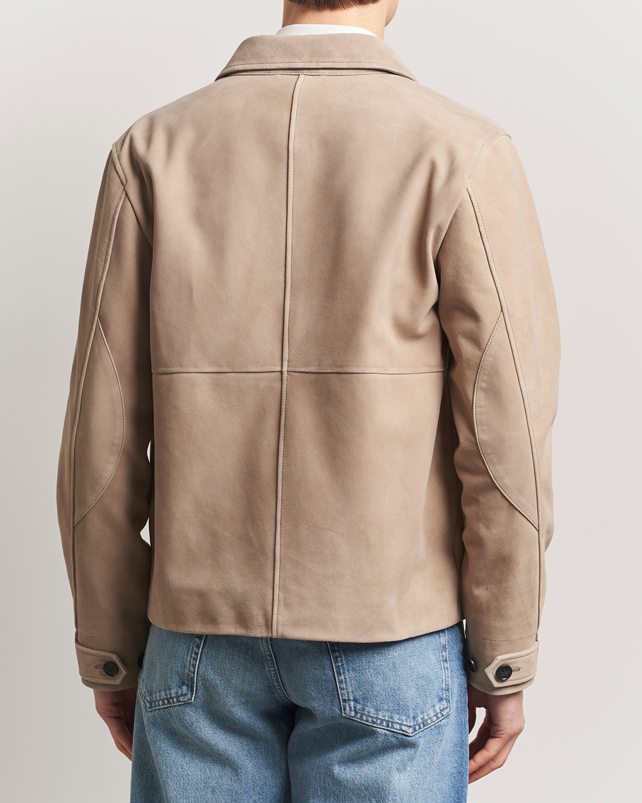 Hombres | Abrigos y chaquetas | Tiger of Sweden | Leeor Suede Jacket Light Brown