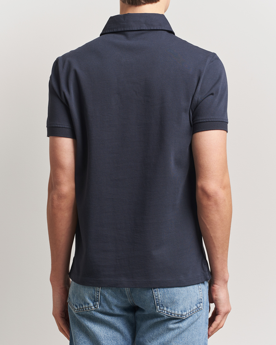 Hombres | Polos | Tiger of Sweden | Ronen Cotton Polo Light Ink