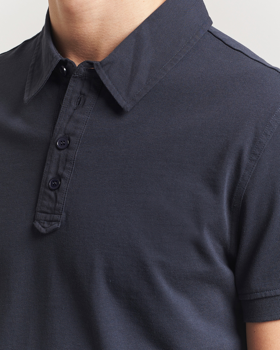 Hombres | Polos | Tiger of Sweden | Ronen Cotton Polo Light Ink