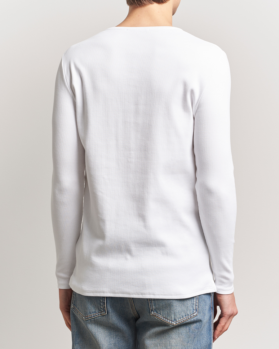 Hombres | Jerséis y prendas de punto | Tiger of Sweden | Roye Long Sleeve Henley Pure White