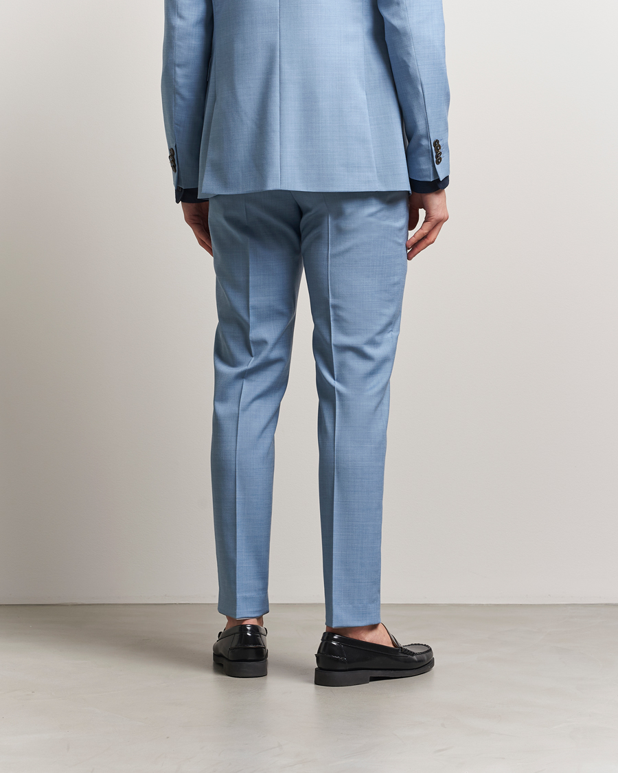 Hombres | Pantalones | Tiger of Sweden | Tenuta Wool Trousers Rustic Blue