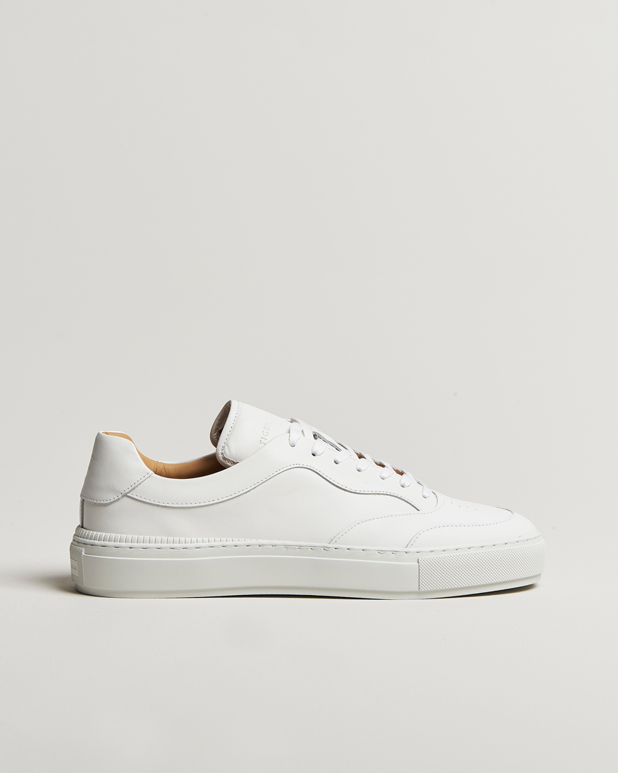 Hombres | Tiger of Sweden Nomme Leather Sneaker White | Tiger of Sweden | Nomme Leather Sneaker White