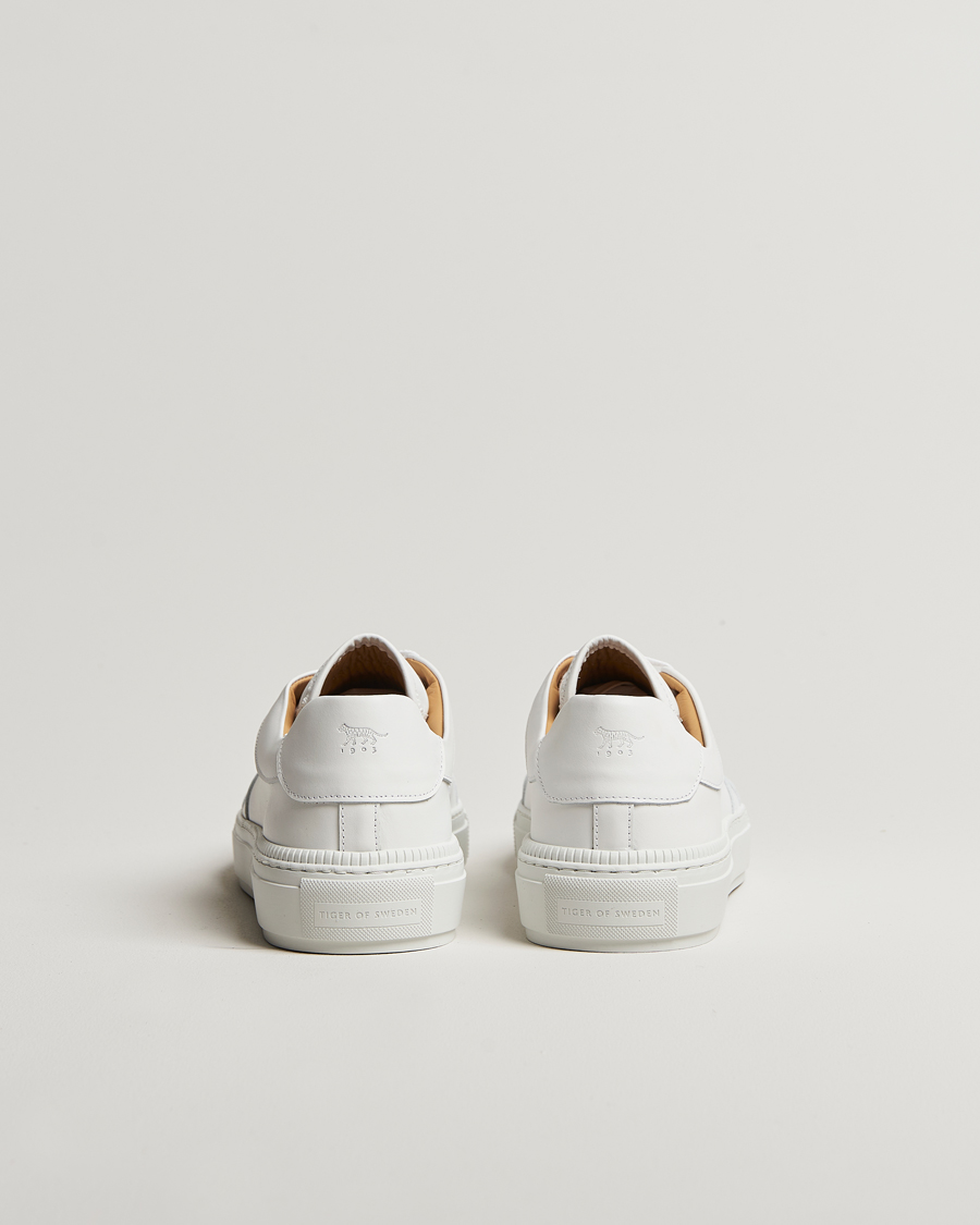 Hombres | Tiger of Sweden Nomme Leather Sneaker White | Tiger of Sweden | Nomme Leather Sneaker White