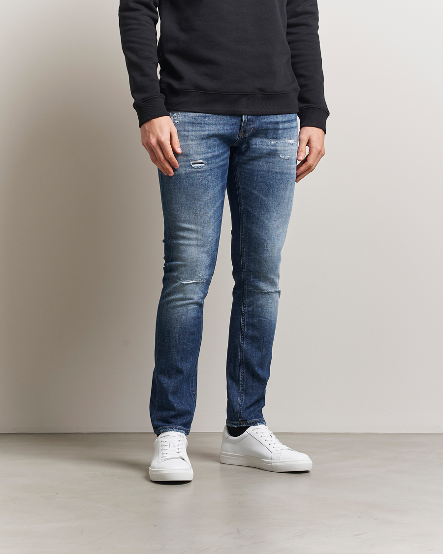 Hombres | Vaqueros | Dondup | George Distressed Jeans Dark Blue