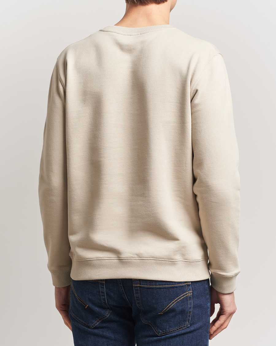 Hombres | Jerséis y prendas de punto | Dondup | Logo Crew Neck Sweatshirt Sand