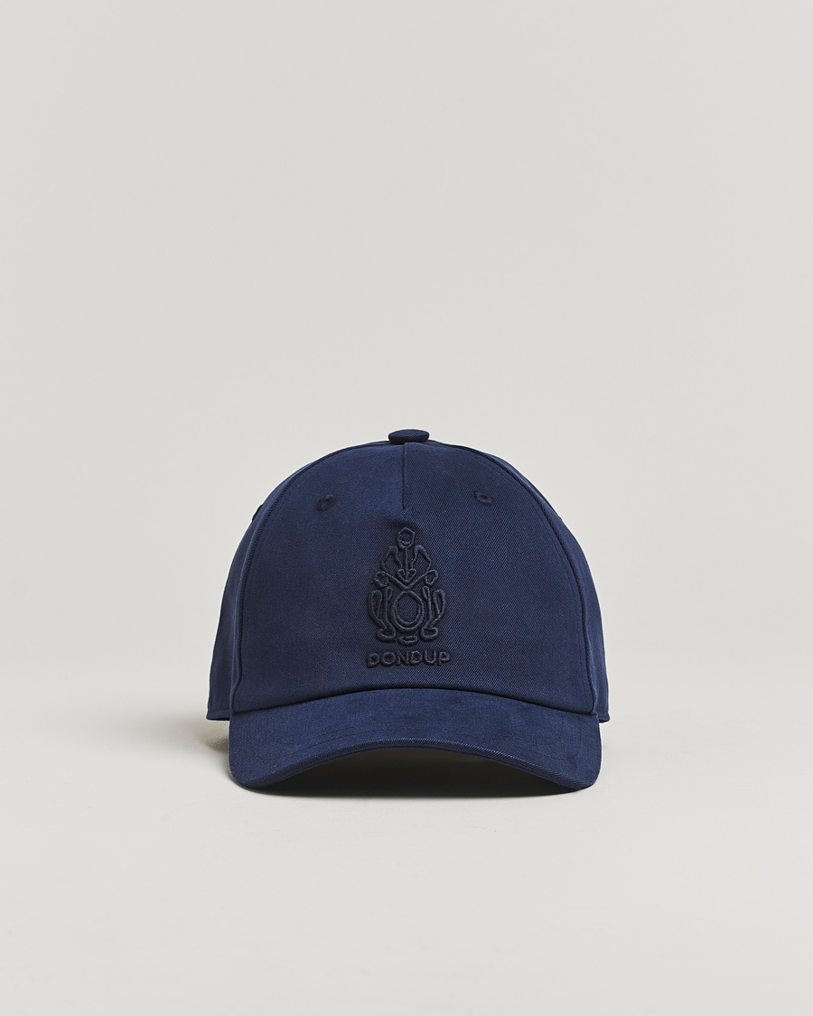 Hombres | Dondup Logo Baseball Cap Navy | Dondup | Logo Baseball Cap Navy
