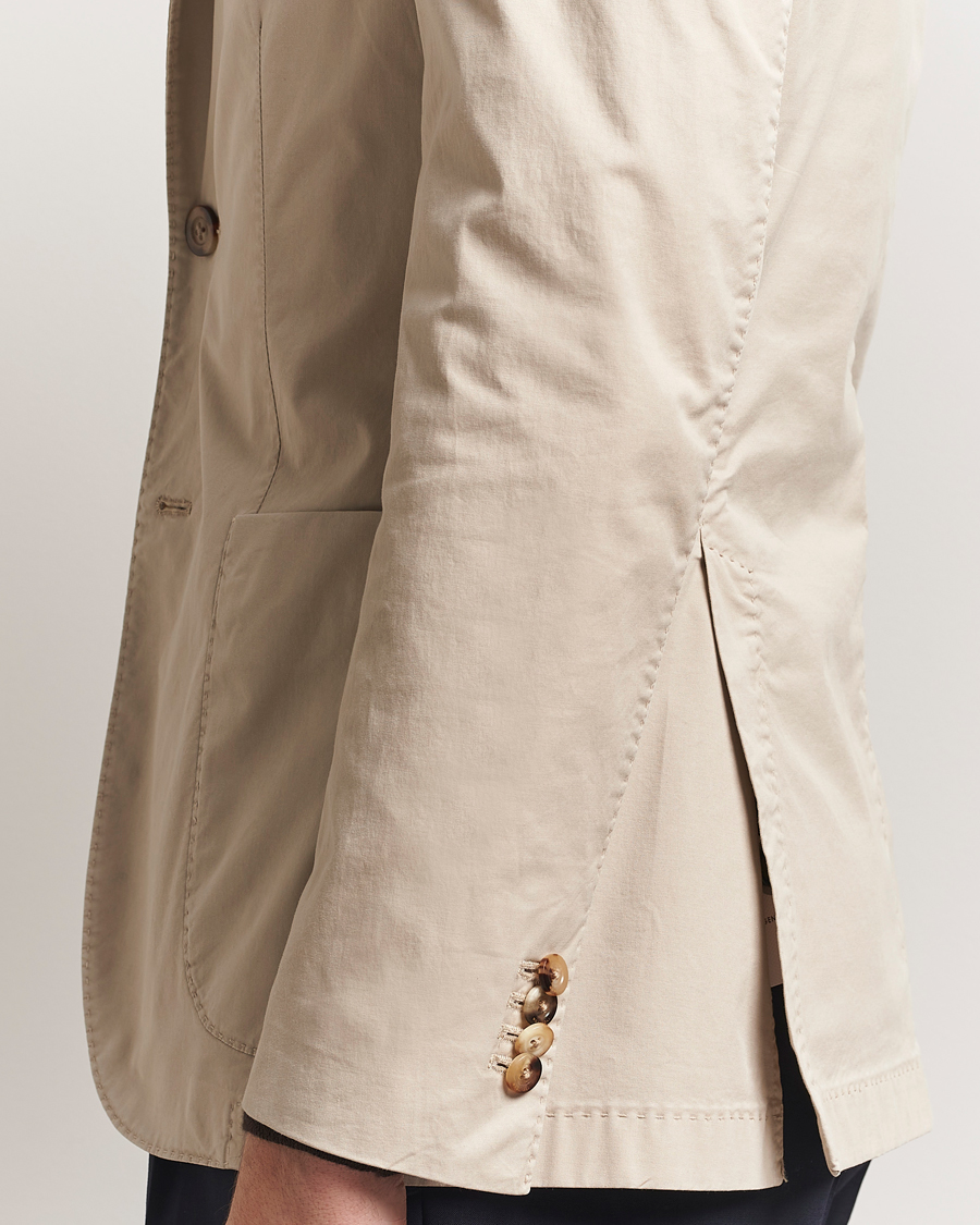 Hombres | Blazers | Boglioli | K Jacket Supima Cotton Blazer Beige