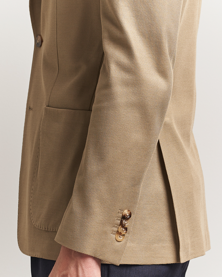 Hombres | Blazers | Boglioli | K Jacket Hopsack Jersey Blazer Beige