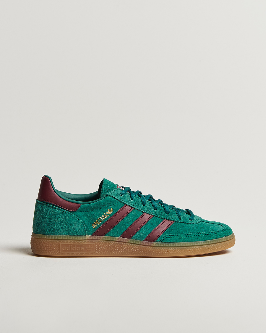 Hombres | adidas Originals Handball Spezial Sneaker Green/Red | adidas Originals | Handball Spezial Sneaker Green/Red